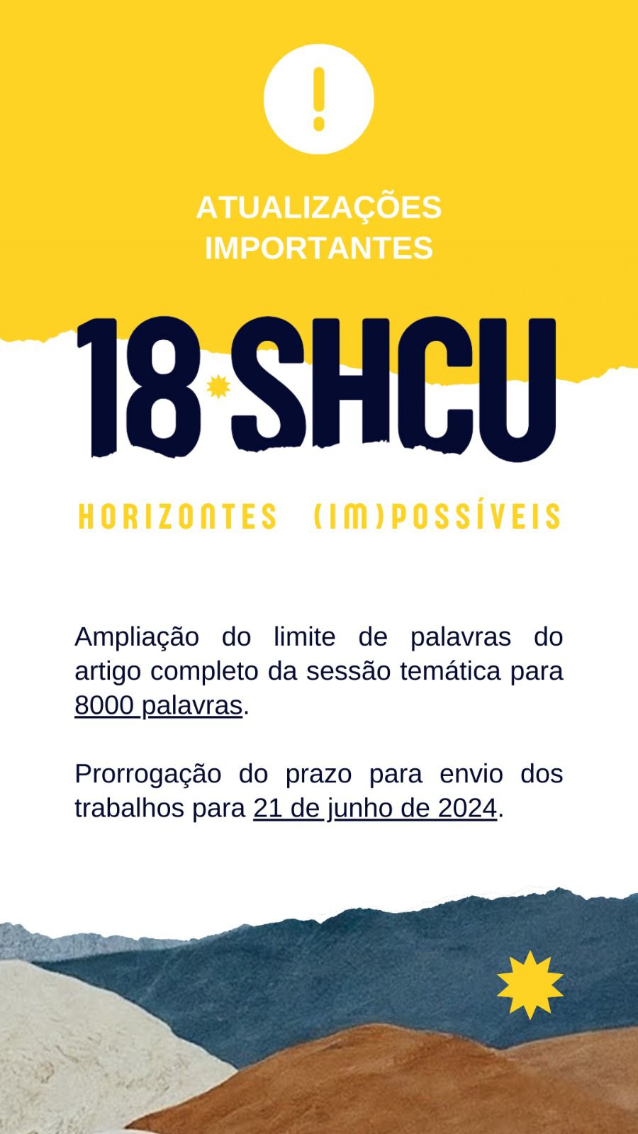 18º SHCU - Seminário de História da Cidade e do Urbanismo